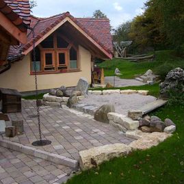 Müller Garten- und Landschaftsbau: Weitere Gestaltungsmöglichkeiten aus Naturstein